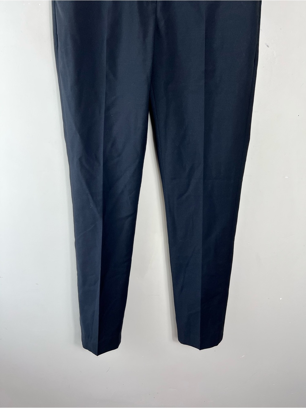 Reiss Women’s Wool Blend Black Trouser Pants Size 4 Career Office Mid Rise - Picture 5 of 12
